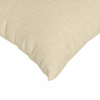 Produktbild för Sofakuddar 2 pcs Kräm 50 x 50 cm tyg