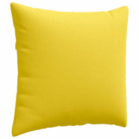 Produktbild för Sofakuddar 2 pcs Ljusgul 50 x 50 cm tyg