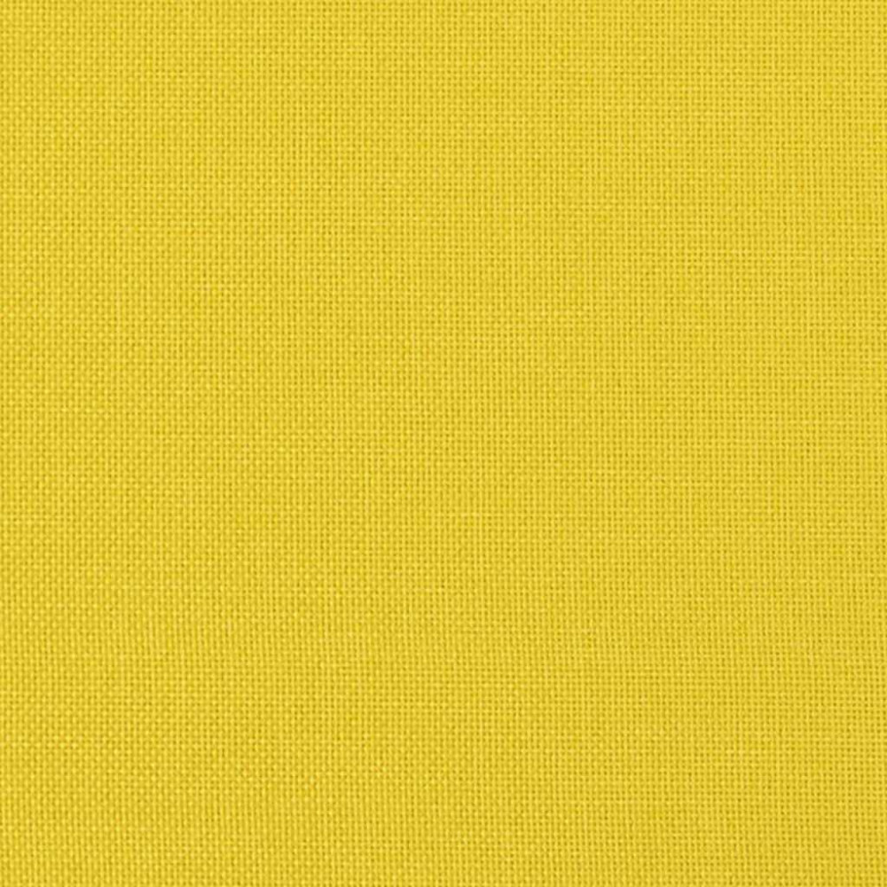 Produktbild för Sofakuddar 2 pcs Ljusgul 50 x 50 cm tyg