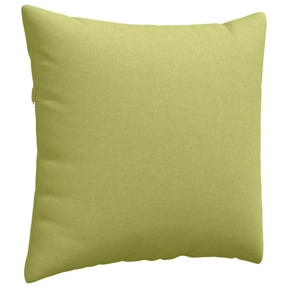 Produktbild för Sofakuddar 2 pcs Ljusgrön 50 x 50 cm tyg