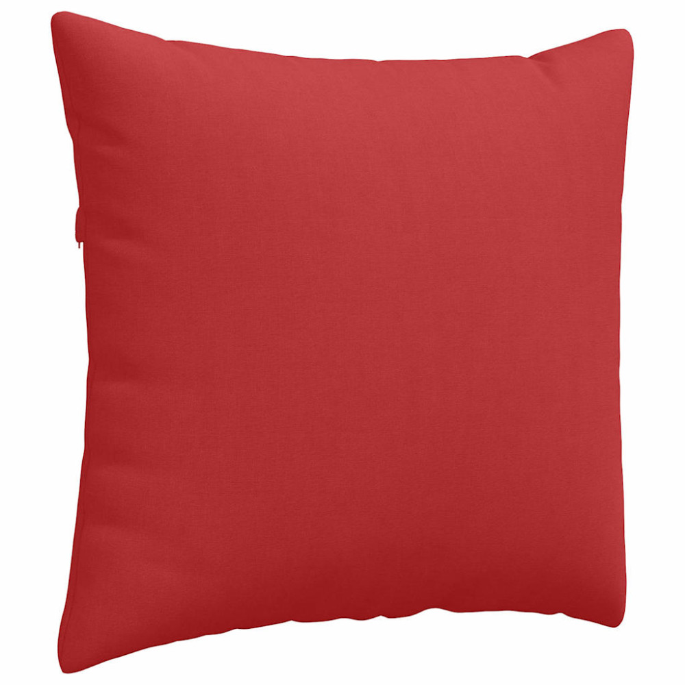 Produktbild för Sofakuddar 2 pcs Röd 50 x 50 cm tyg