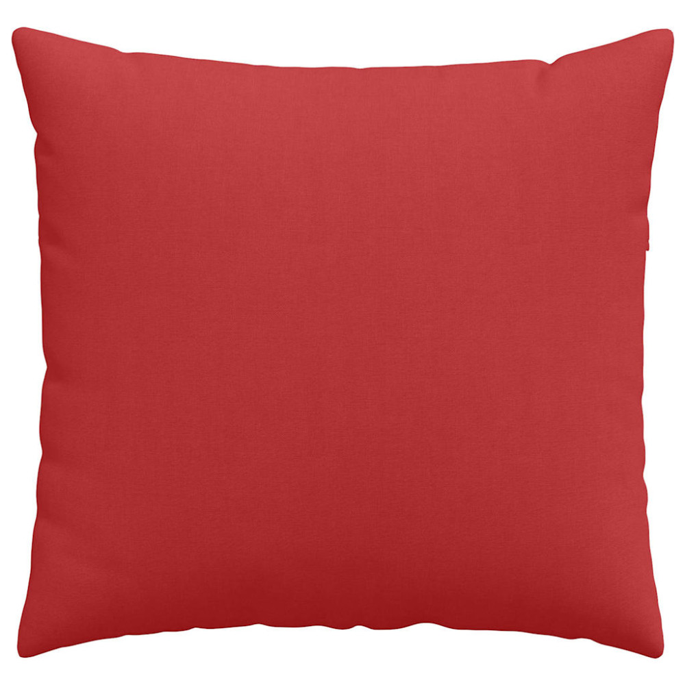 Produktbild för Sofakuddar 2 pcs Röd 50 x 50 cm tyg