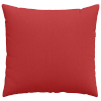 Produktbild för Sofakuddar 2 pcs Röd 50 x 50 cm tyg