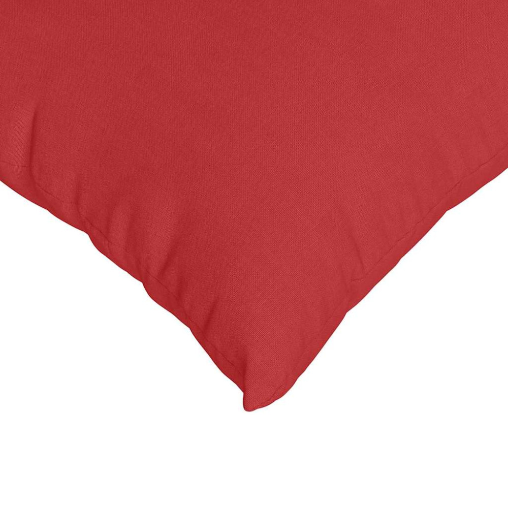 Produktbild för Sofakuddar 2 pcs Röd 50 x 50 cm tyg