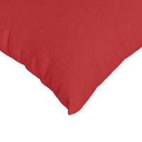 Produktbild för Sofakuddar 2 pcs Röd 50 x 50 cm tyg