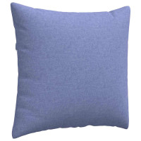 Produktbild för Sofakuddar 2 pcs Jeansblå 50 x 50 cm tyg