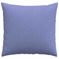 Produktbild för Sofakuddar 2 pcs Jeansblå 50 x 50 cm tyg