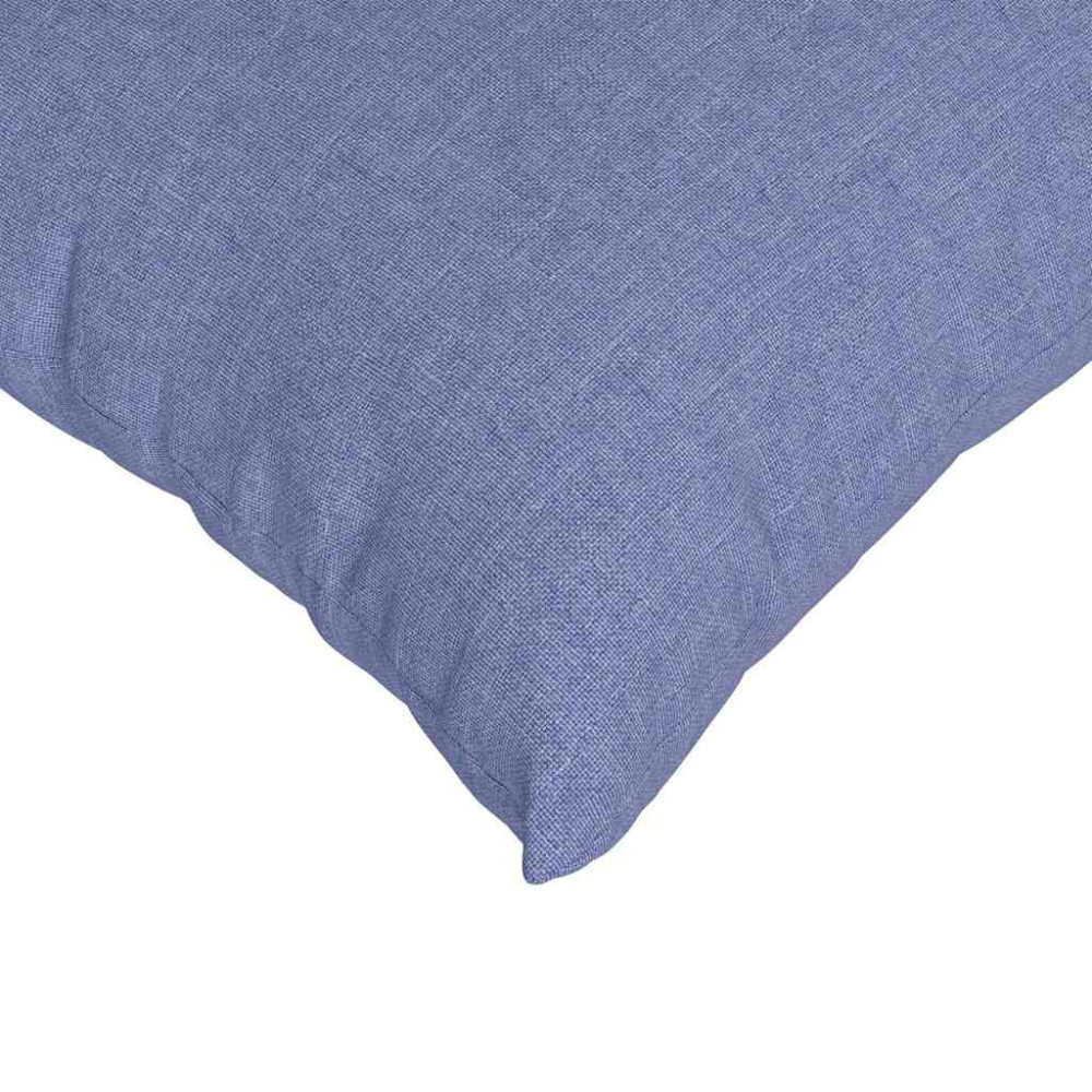Produktbild för Sofakuddar 2 pcs Jeansblå 50 x 50 cm tyg