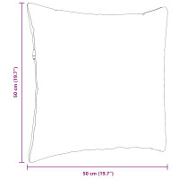 Produktbild för Sofakuddar 2 pcs Jeansblå 50 x 50 cm tyg