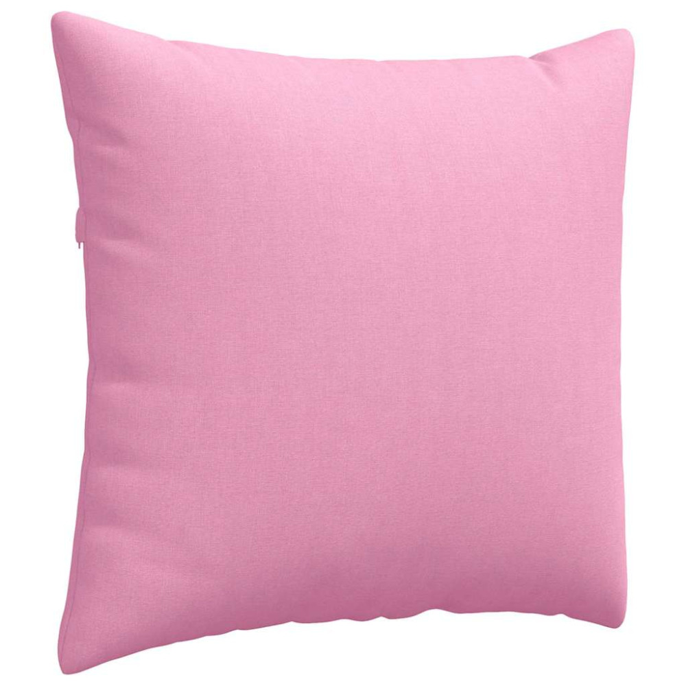 Produktbild för Sofakuddar 2 pcs Rosa 50 x 50 cm tyg