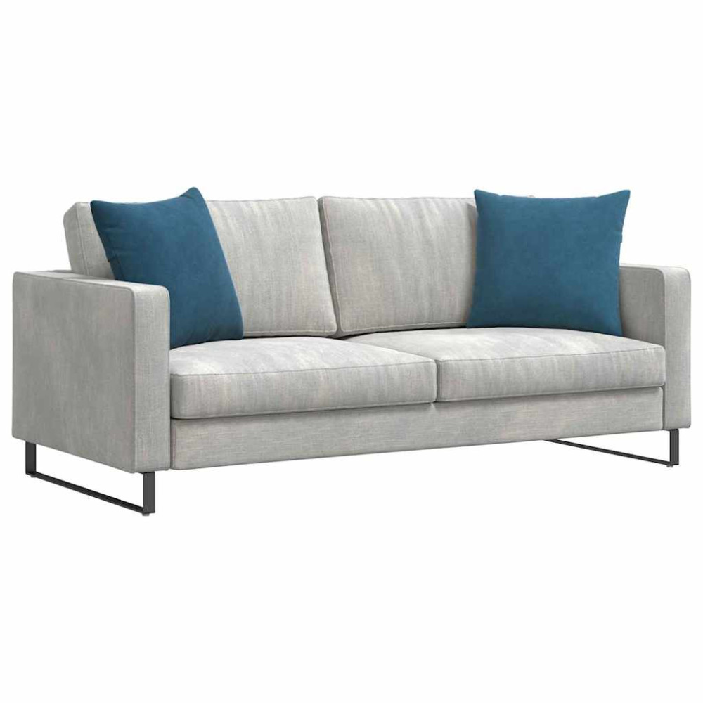 Produktbild för Sofakuddar 2 pcs Blå 50 x 50 cm Kordread tyg