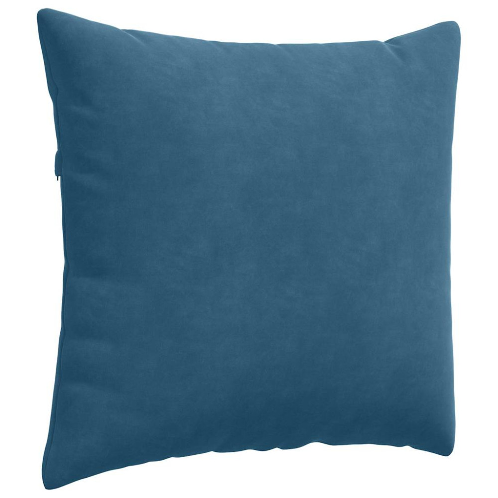 Produktbild för Sofakuddar 2 pcs Blå 50 x 50 cm Kordread tyg