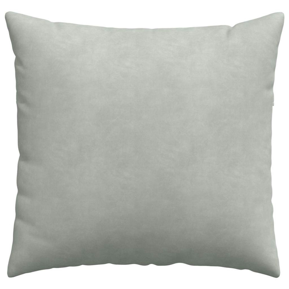 Produktbild för Sofakuddar 2 pcs Ljusgrå 50 x 50 cm Kordread tyg
