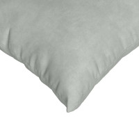 Produktbild för Sofakuddar 2 pcs Ljusgrå 50 x 50 cm Kordread tyg
