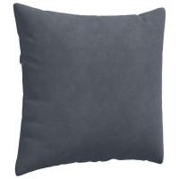 Produktbild för Sofakuddar 2 pcs Mörkgrå 50 x 50 cm Kordread tyg