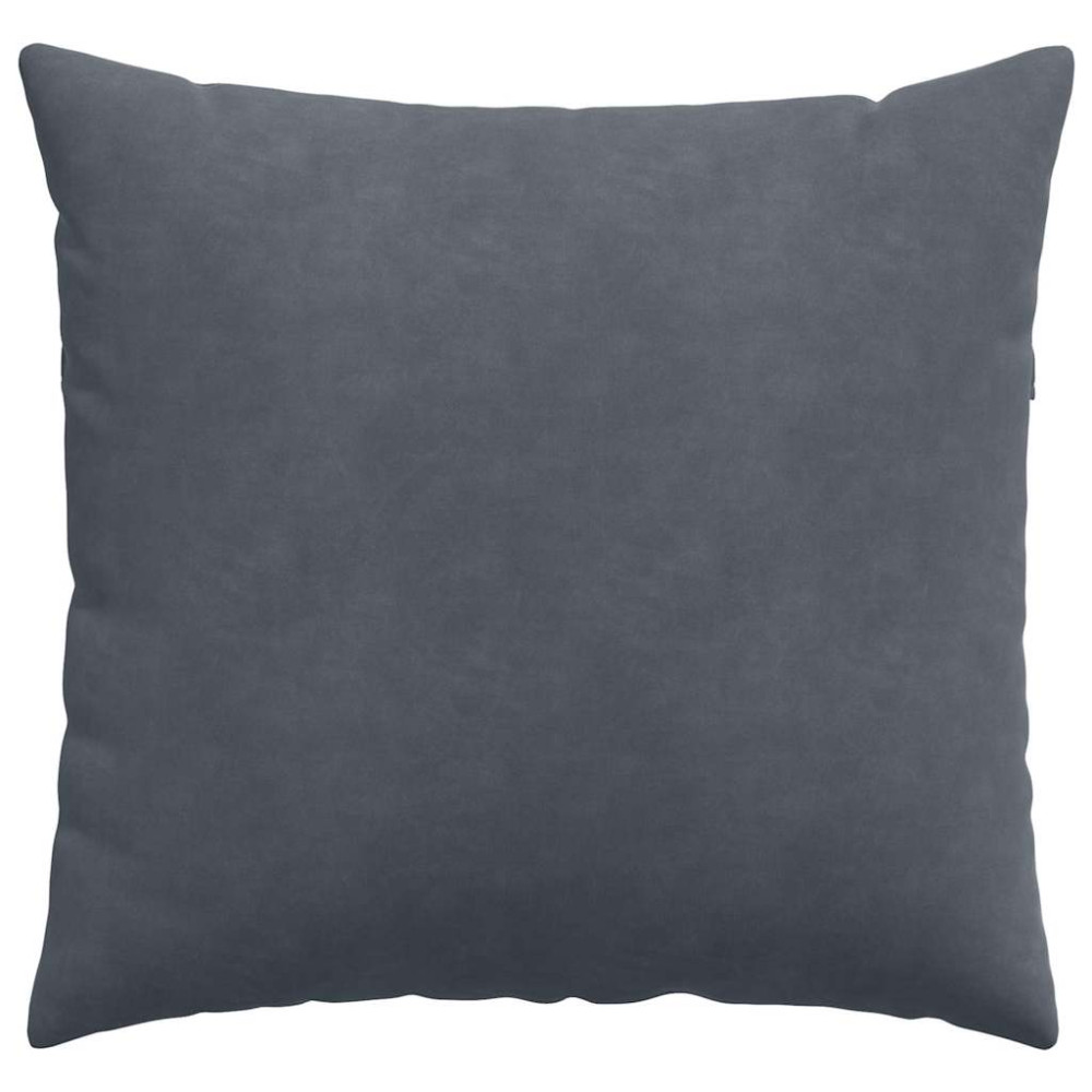 Produktbild för Sofakuddar 2 pcs Mörkgrå 50 x 50 cm Kordread tyg