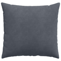 Produktbild för Sofakuddar 2 pcs Mörkgrå 50 x 50 cm Kordread tyg