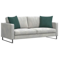 Produktbild för Sofakuddar 2 pcs Mörkgrön 50 x 50 cm Kordread tyg