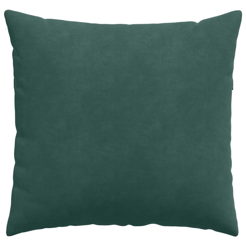 Produktbild för Sofakuddar 2 pcs Mörkgrön 50 x 50 cm Kordread tyg