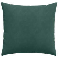 Produktbild för Sofakuddar 2 pcs Mörkgrön 50 x 50 cm Kordread tyg