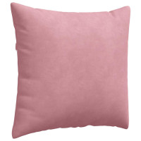 Produktbild för Sofakuddar 2 pcs Rosa 50 x 50 cm Kordread tyg