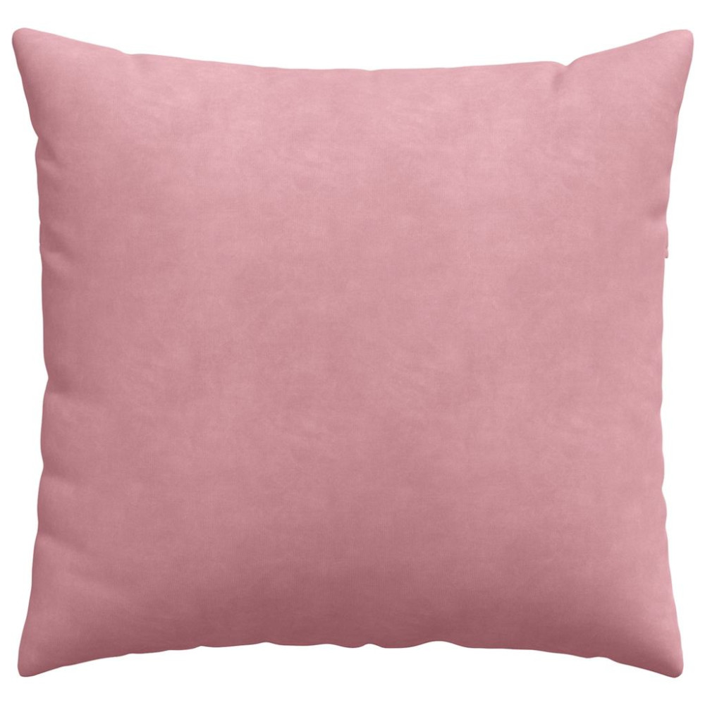 Produktbild för Sofakuddar 2 pcs Rosa 50 x 50 cm Kordread tyg