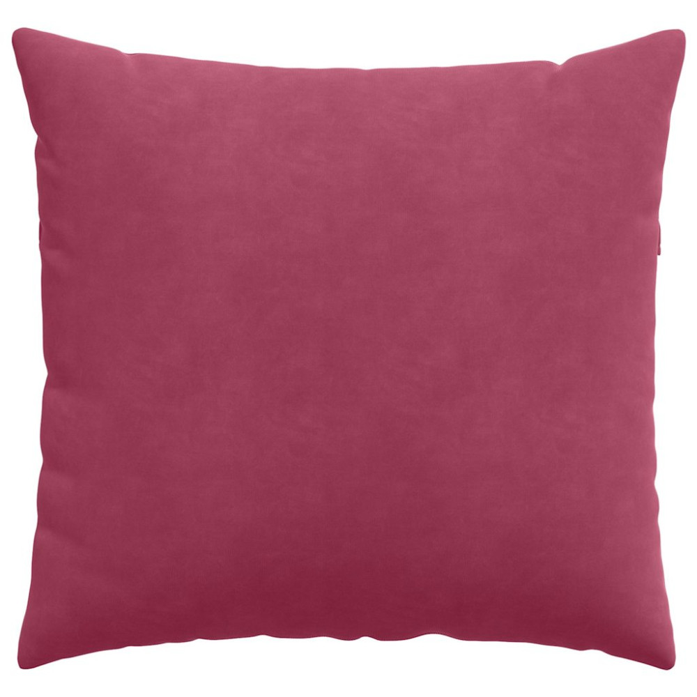 Produktbild för Sofakuddar 2 pcs Vinröd 50 x 50 cm Kordread tyg