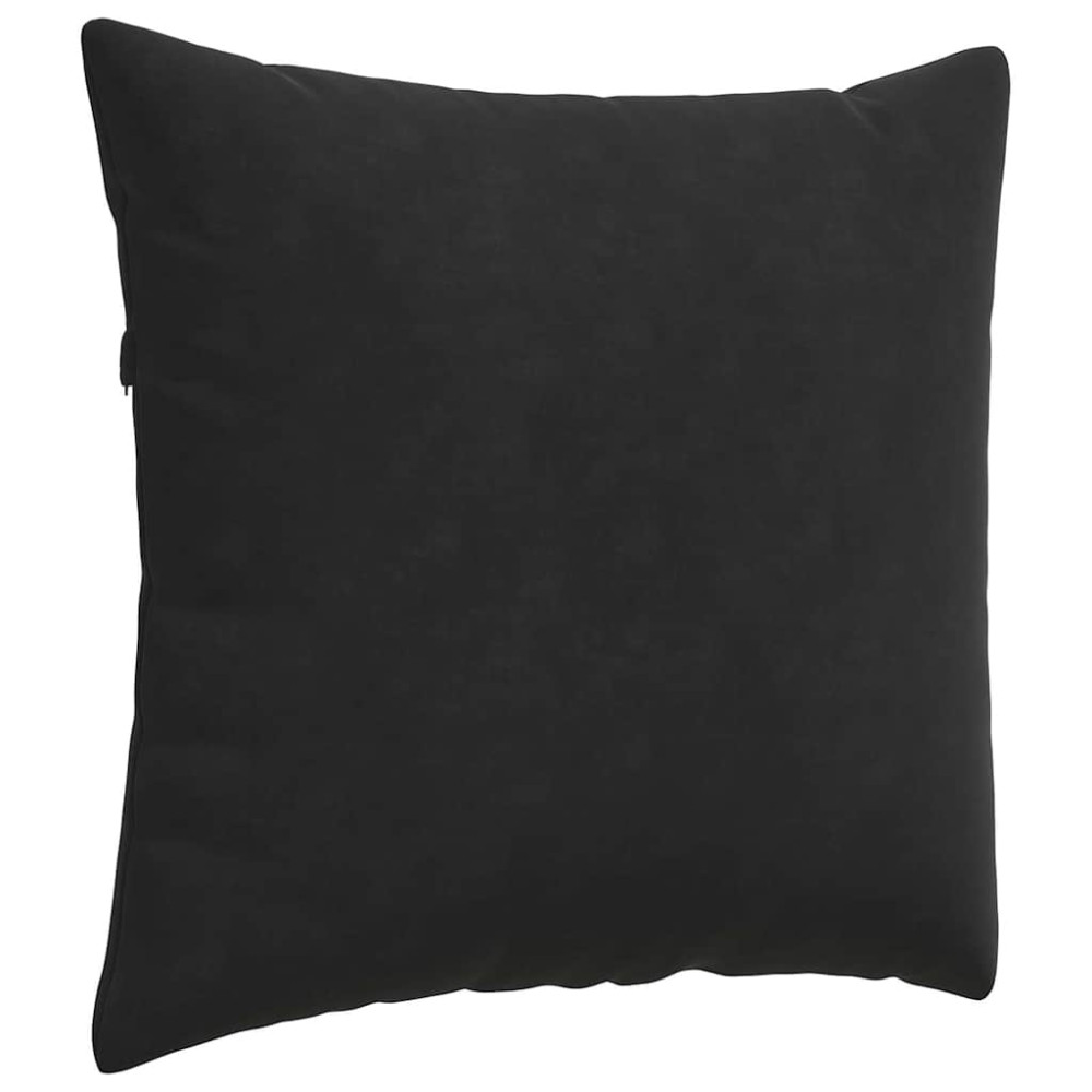 Produktbild för Sofakuddar 2 pcs Svart 50 x 50 cm Kordread tyg