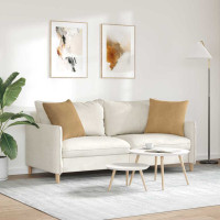 Produktbild för Sofakuddar 2 pcs Brun 50 x 50 cm Kordread tyg