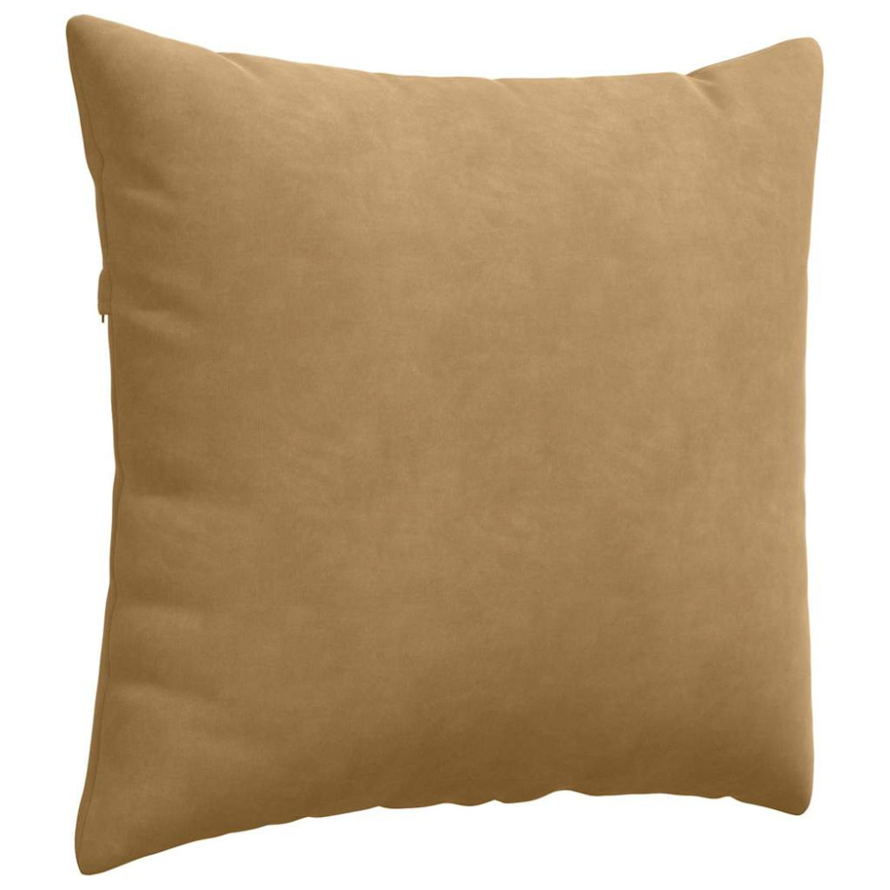 Produktbild för Sofakuddar 2 pcs Brun 50 x 50 cm Kordread tyg