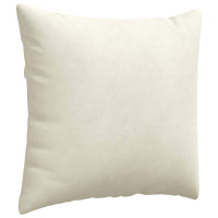 Produktbild för Sofakuddar 2 pcs Kräm 50 x 50 cm Kordread tyg