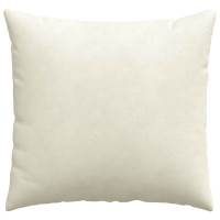 Produktbild för Sofakuddar 2 pcs Kräm 50 x 50 cm Kordread tyg
