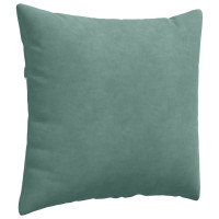 Produktbild för Sofakuddar 2 pcs Havgrön 50 x 50 cm Kordread tyg
