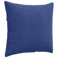 Produktbild för Sofakuddar 2 pcs Polisblå 50 x 50 cm Kordread tyg