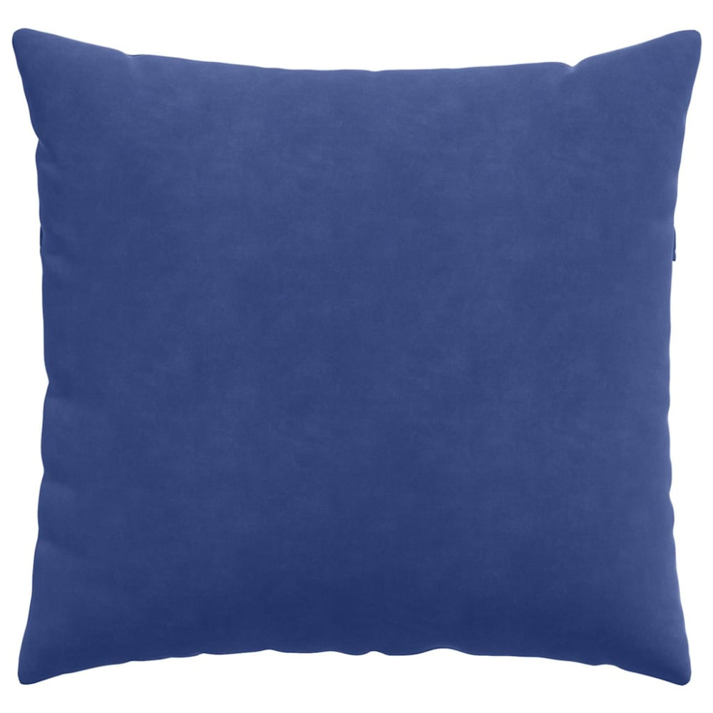 Produktbild för Sofakuddar 2 pcs Polisblå 50 x 50 cm Kordread tyg