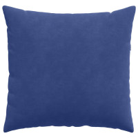 Produktbild för Sofakuddar 2 pcs Polisblå 50 x 50 cm Kordread tyg