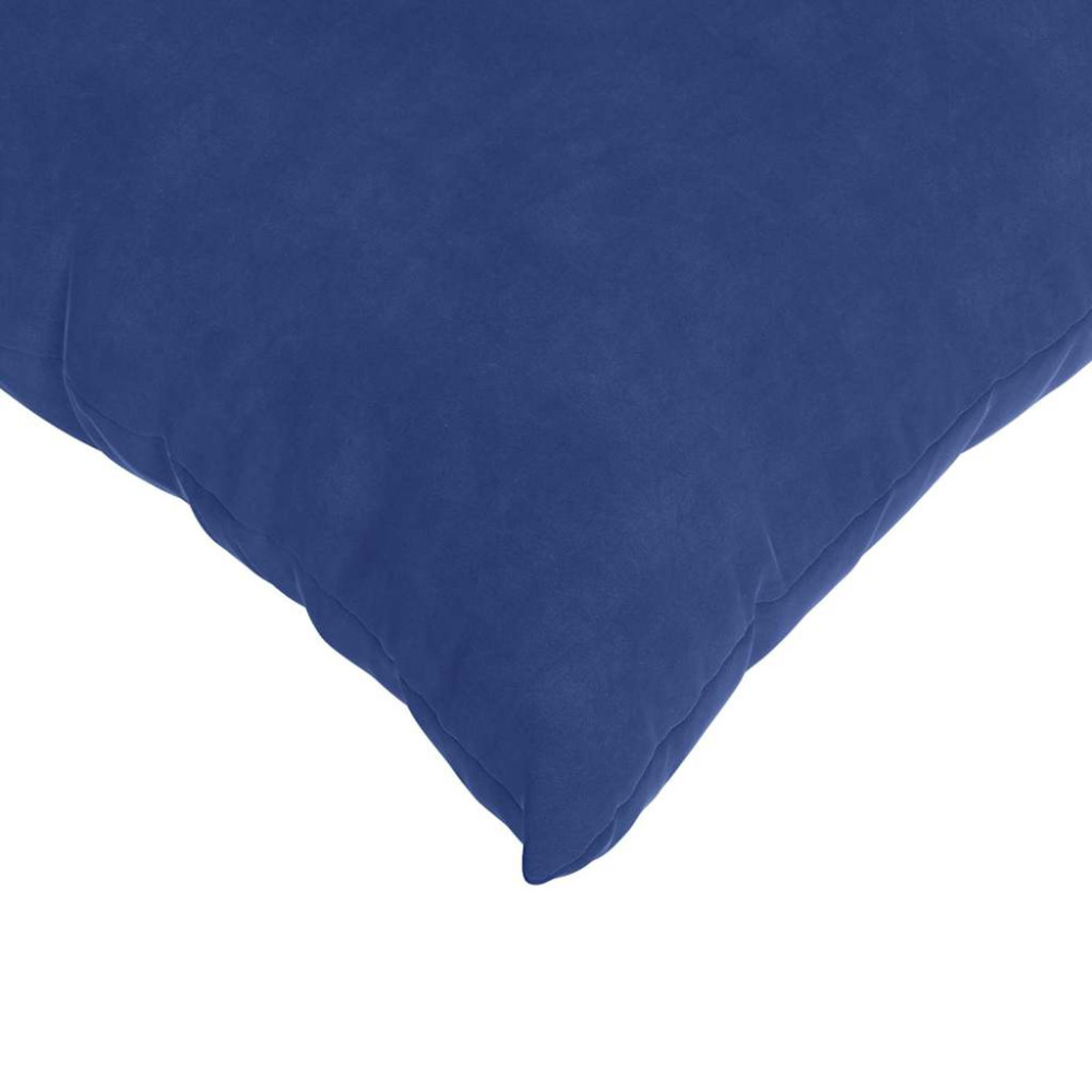 Produktbild för Sofakuddar 2 pcs Polisblå 50 x 50 cm Kordread tyg