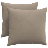 Produktbild för Sofakuddar 2 pcs Taupe 50 x 50 cm tyg