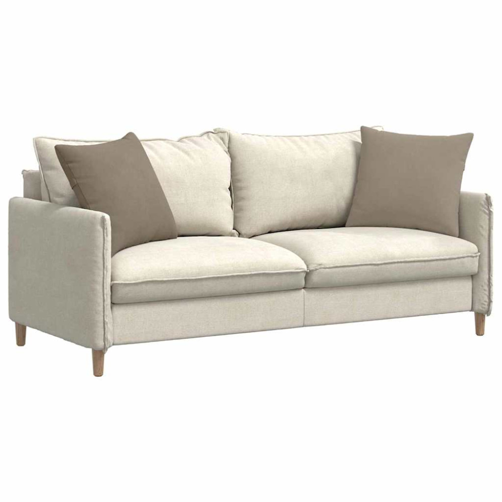 Produktbild för Sofakuddar 2 pcs Taupe 50 x 50 cm tyg