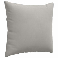 Produktbild för Sofakuddar 2 pcs Ljusgrå 50 x 50 cm tyg