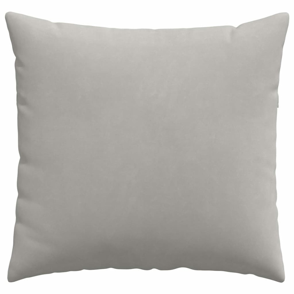 Produktbild för Sofakuddar 2 pcs Ljusgrå 50 x 50 cm tyg