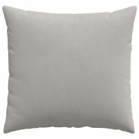 Produktbild för Sofakuddar 2 pcs Ljusgrå 50 x 50 cm tyg