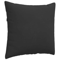 Produktbild för Sofakuddar 2 pcs Svart 50 x 50 cm tyg