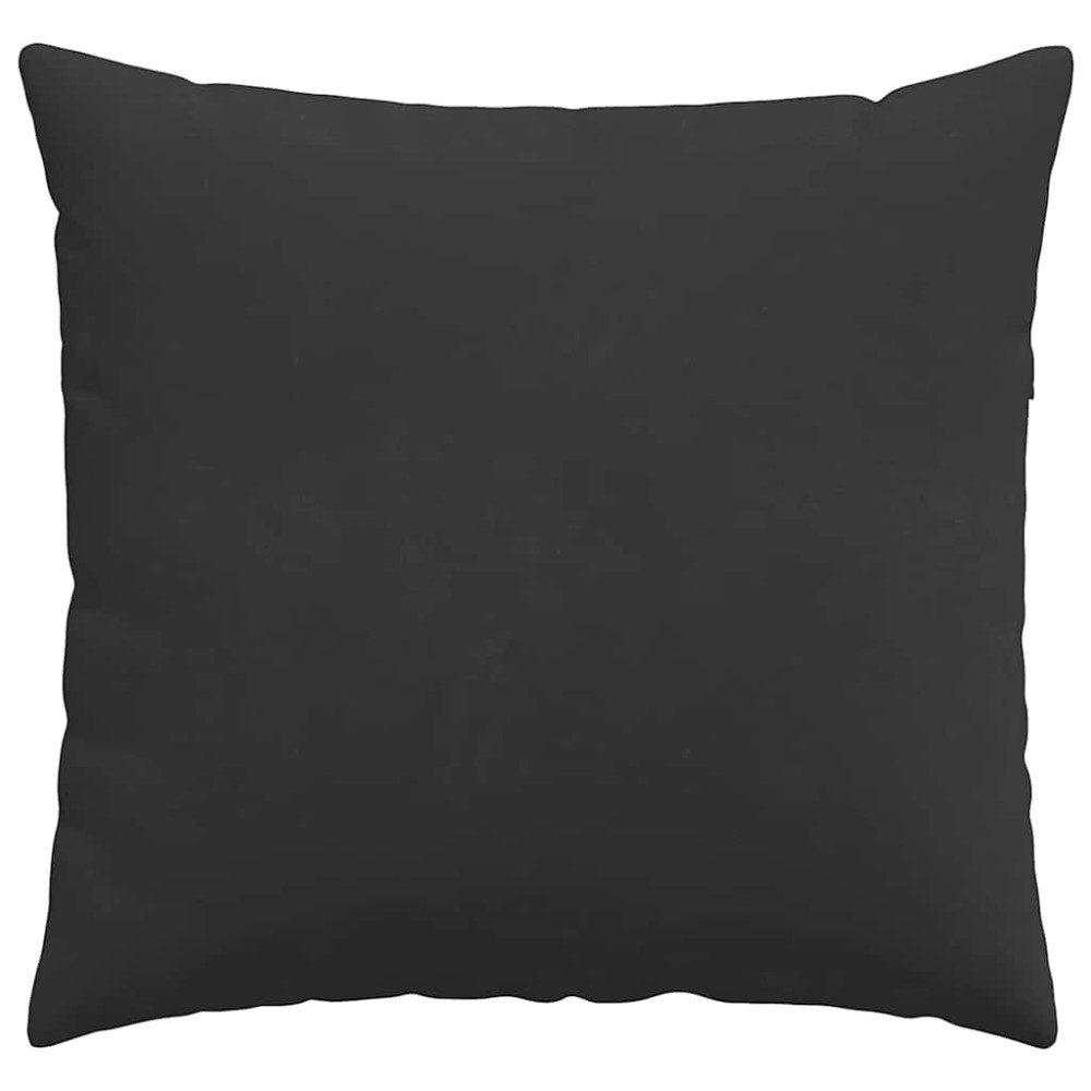 Produktbild för Sofakuddar 2 pcs Svart 50 x 50 cm tyg