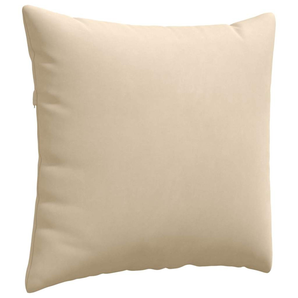 Produktbild för Sofakuddar 2 pcs Kräm 50 x 50 cm tyg