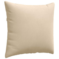 Produktbild för Sofakuddar 2 pcs Kräm 50 x 50 cm tyg