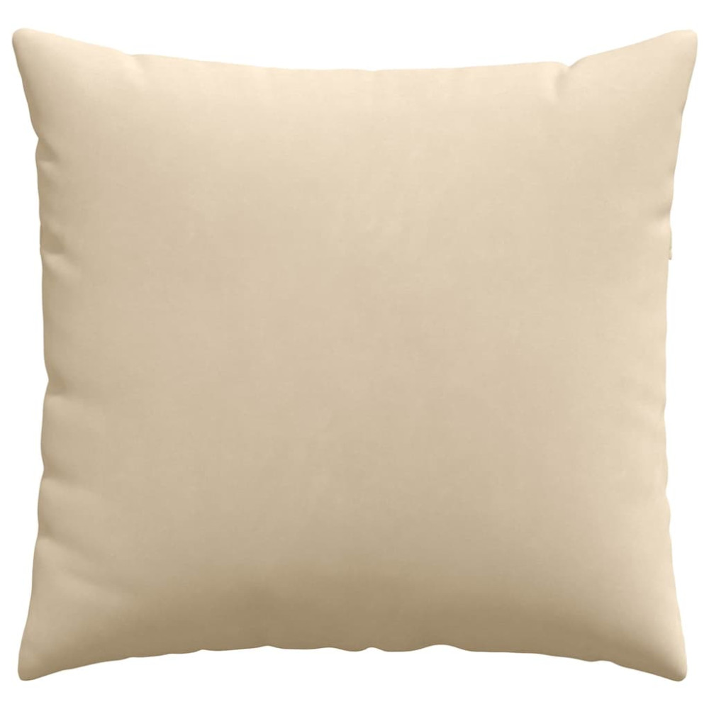 Produktbild för Sofakuddar 2 pcs Kräm 50 x 50 cm tyg