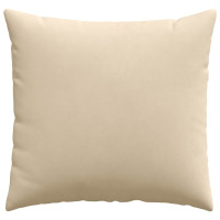 Produktbild för Sofakuddar 2 pcs Kräm 50 x 50 cm tyg