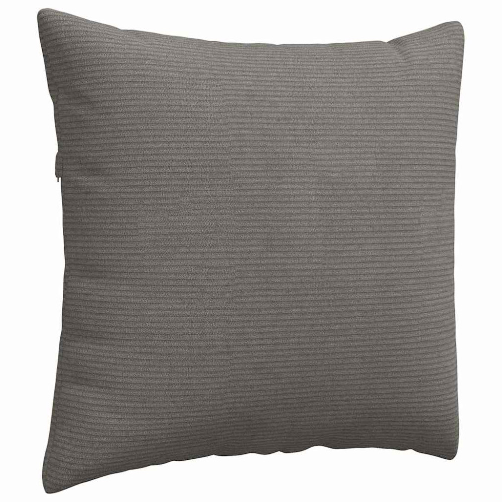 Produktbild för Sofakuddar 2 pcs Ljusgrå 50 x 50 cm Kordread tyg