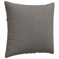 Produktbild för Sofakuddar 2 pcs Ljusgrå 50 x 50 cm Kordread tyg